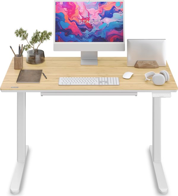 Biurko SENSE7 Newai Bambus 120 cmx60 cm