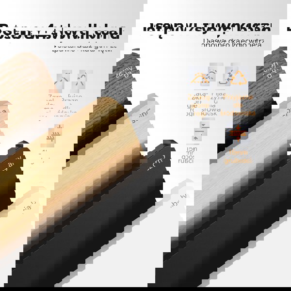 Γραφείο SENSE7 NOJO LIGHT Μαύρο 140x70 εκ.