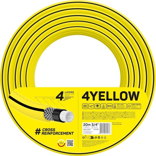 Cellfast Λάστιχο κήπου Cellfast 4YELLOW 3/4" 20m