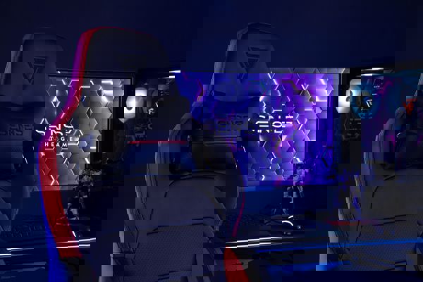 Καρέκλα SENSE7 υφασμάτινη Sentinel μαύρο-κόκκινο