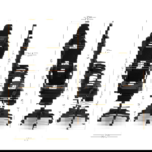 Πολυθρόνα SENSE7 DEVON αλκαντάρα μαύρο