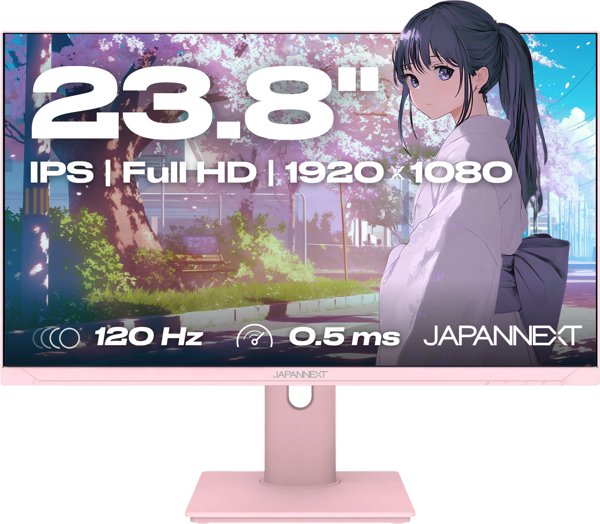 JAPANNEXT 60,5cm JN-I238FHD120F-HSP-PK 16:9 HDMI ροζ FHD