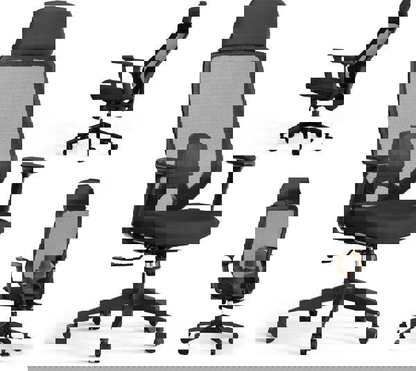 Καρέκλα γραφείου SENSE7 Nakai Μαύρη