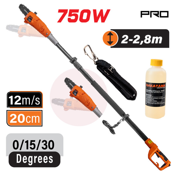 Nakayama pro Es7250 Nakayama pro Es7250 Κονταροπρίονο Ηλεκτρικό 750w 034339