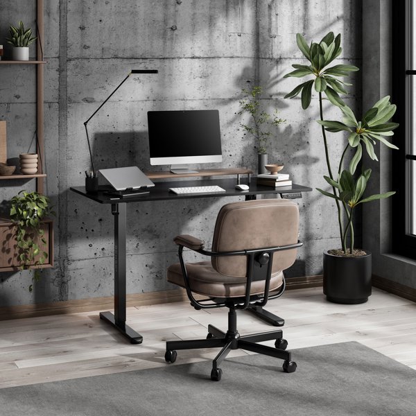 Γραφείο SENSE7 NOJO LIGHT Μαύρο 120x60 εκ.