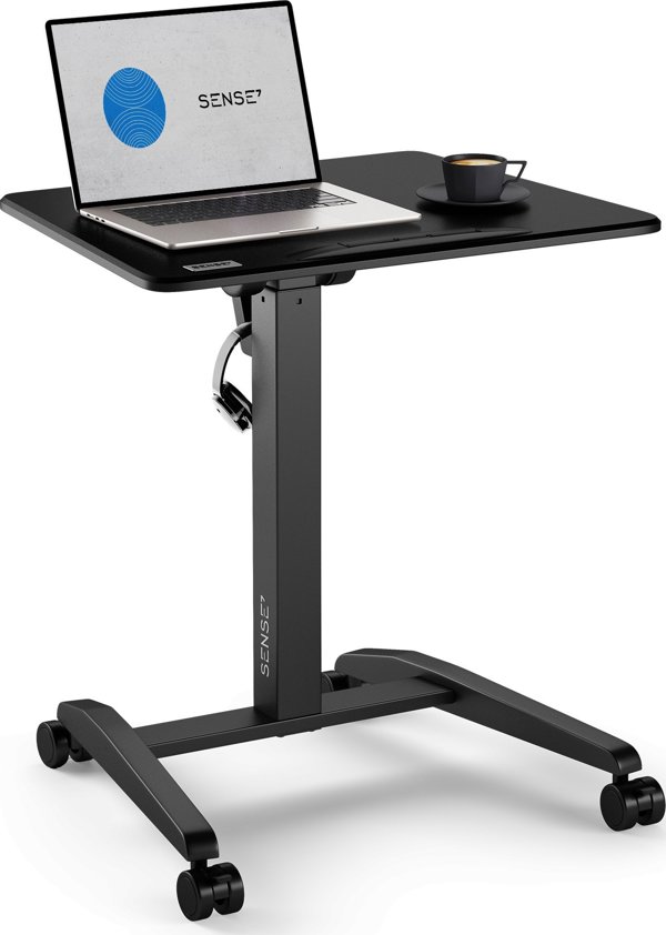 Κινητό γραφείο SENSE7 μαύρο 70 cmx52 cm μαύρο