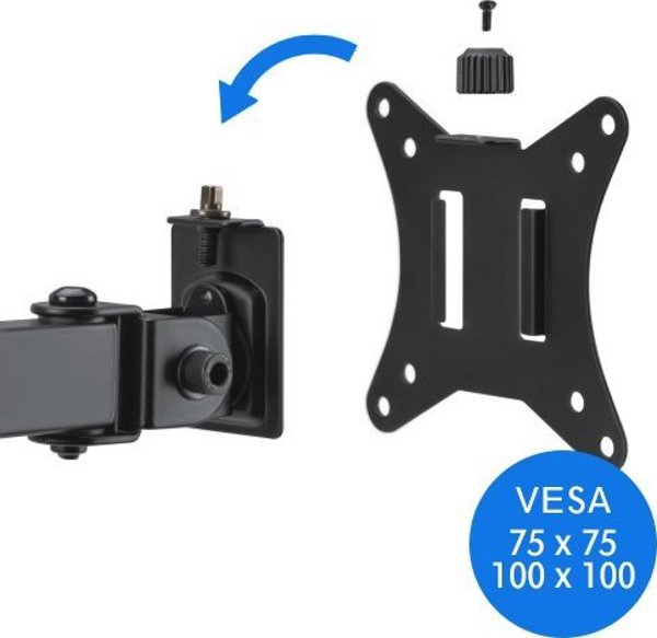 SENSE7 Επιτραπέζια βάση για 2 οθόνες 17"-32" FLOAT DOUBLE